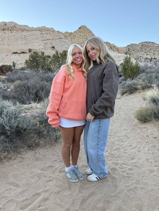 Maggie and Lucy, the founders of Golden Hour Events, in Snow Canyon